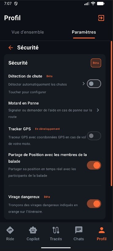 Profil & Securité